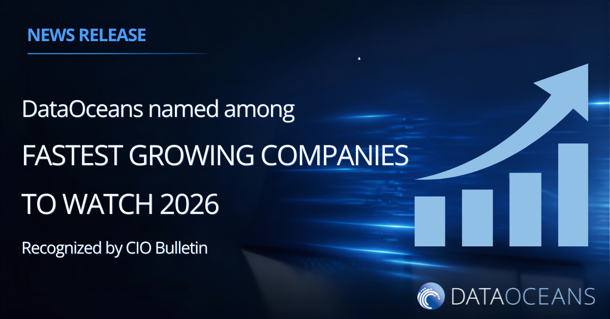 DataOceans named among CIO Bulletin’s Fastest Growing Companies to Watch 2026, with President Lee Nagel.
